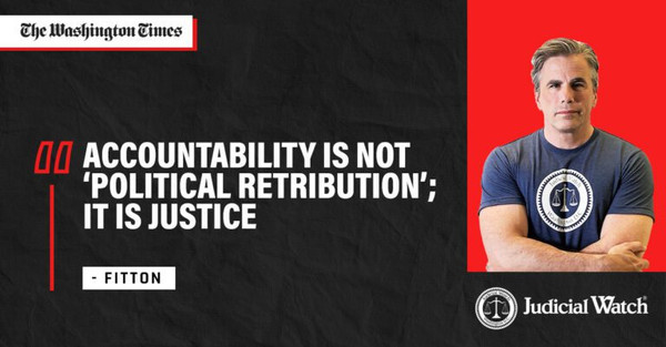 Accountability is not ‘political retribution’; it is justice